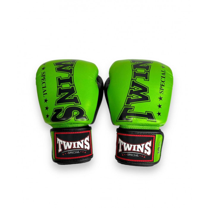 Боксерские перчатки TWINS Special BGVL3-2TA green black 12 oz