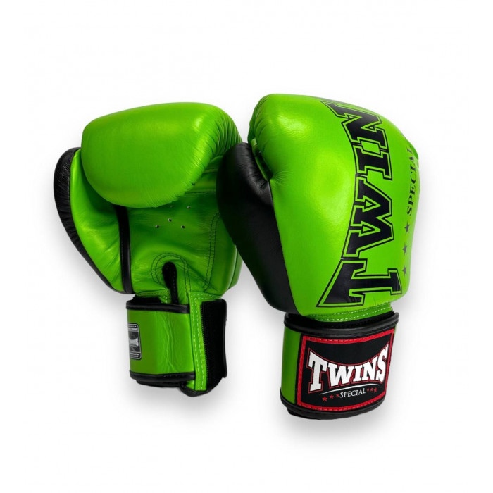 Боксерские перчатки TWINS Special BGVL3-2TA green black 12 oz
