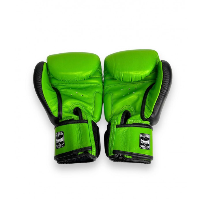 Боксерские перчатки TWINS Special BGVL3-2TA green black 14 oz