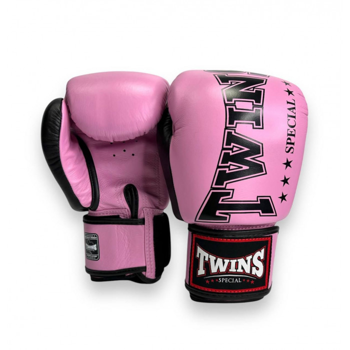 Боксерские перчатки TWINS Special BGVL3-2TA pink black 14 oz
