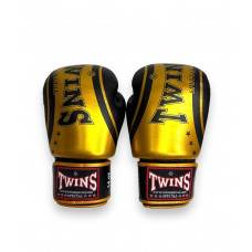 Боксерские перчатки Twins Special FBGV-TW4 Gold Black 10 oz