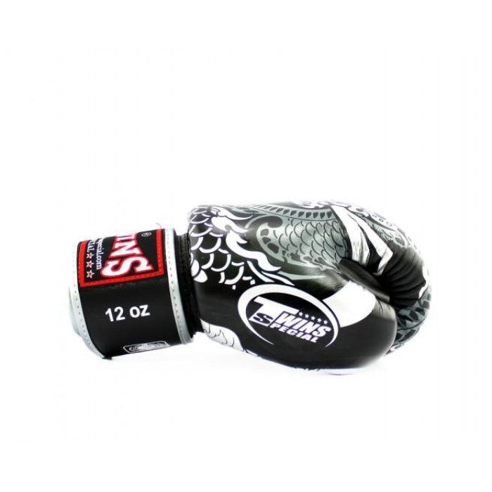 Боксерские перчатки Twins Special FBGV52 Dragon black 16 oz