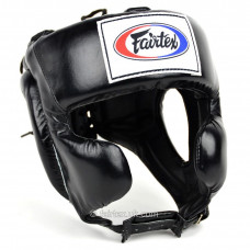 Боксёрский шлем Fairtex HG8 black M