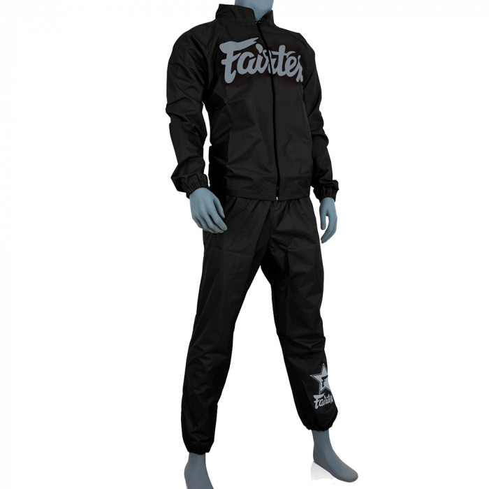 Костюм сауна Fairtex VS3 black gray 2XL