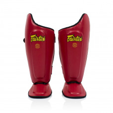 Защита голени Fairtex SP8 red L