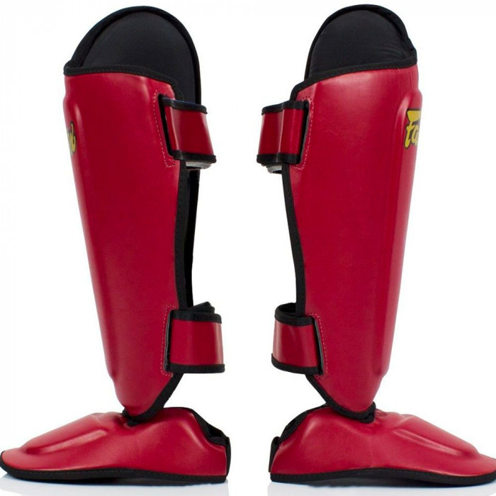 Защита голени Fairtex SP8 red XL