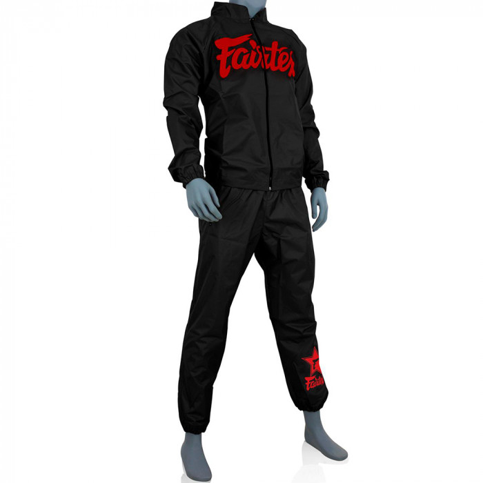 Костюм сауна Fairtex VS3 black red 2XL
