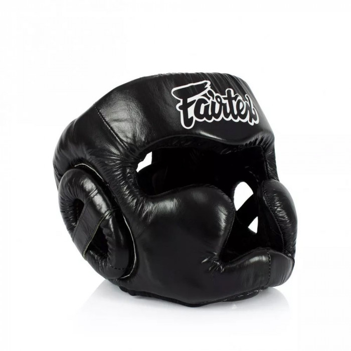 Шлем Fairtex HG13 black (Lace Up) XL