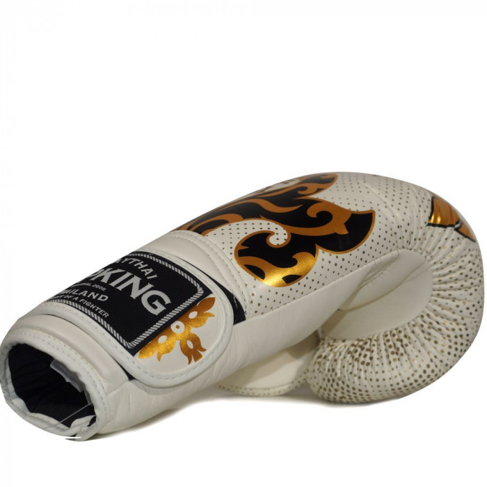 Боксерские перчатки TKB Kanok white 16 oz