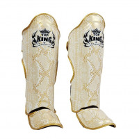 Защита голени Top King Shinguards "Super Snake" TKSGSS02 White(Gold) - M