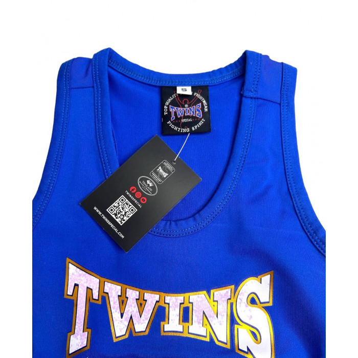 Женский Топ для тайского бокса Twins Special TSB-3 blue L