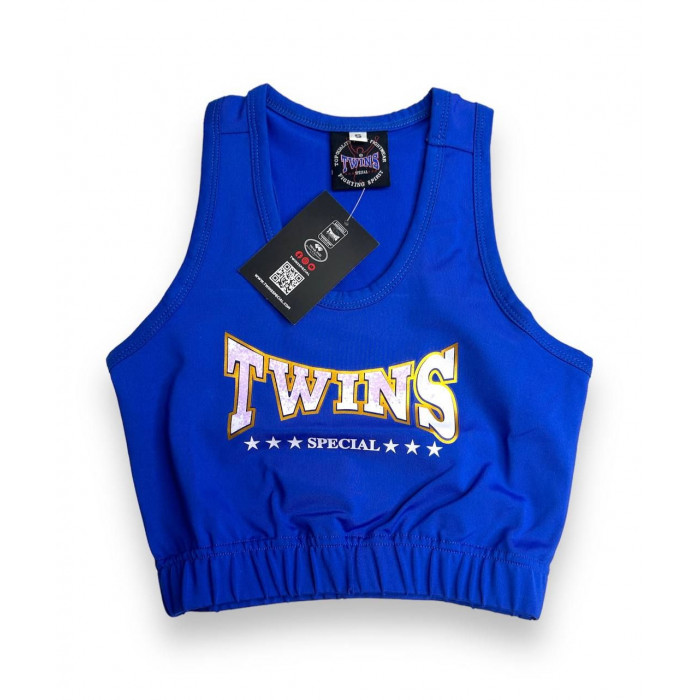 Женский Топ для тайского бокса Twins Special TSB-3 blue M