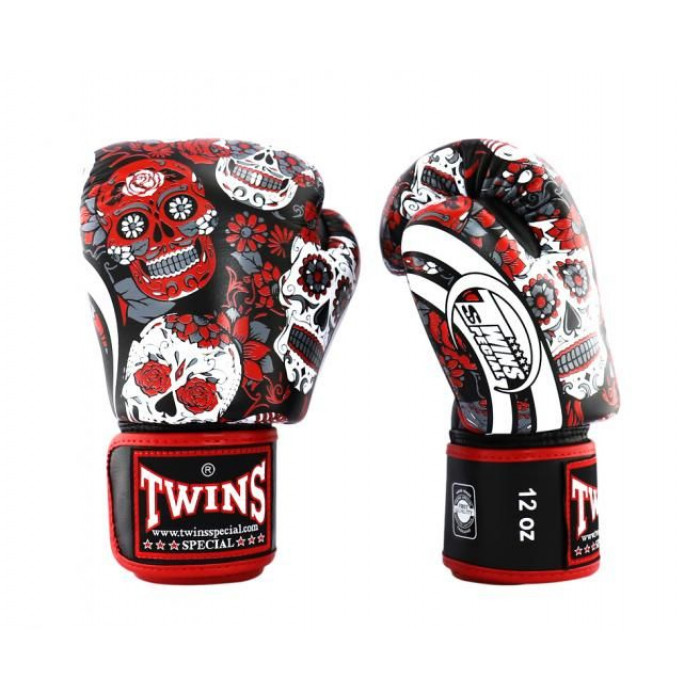 Боксерские перчатки Twins Special FBGV53 red 12 oz