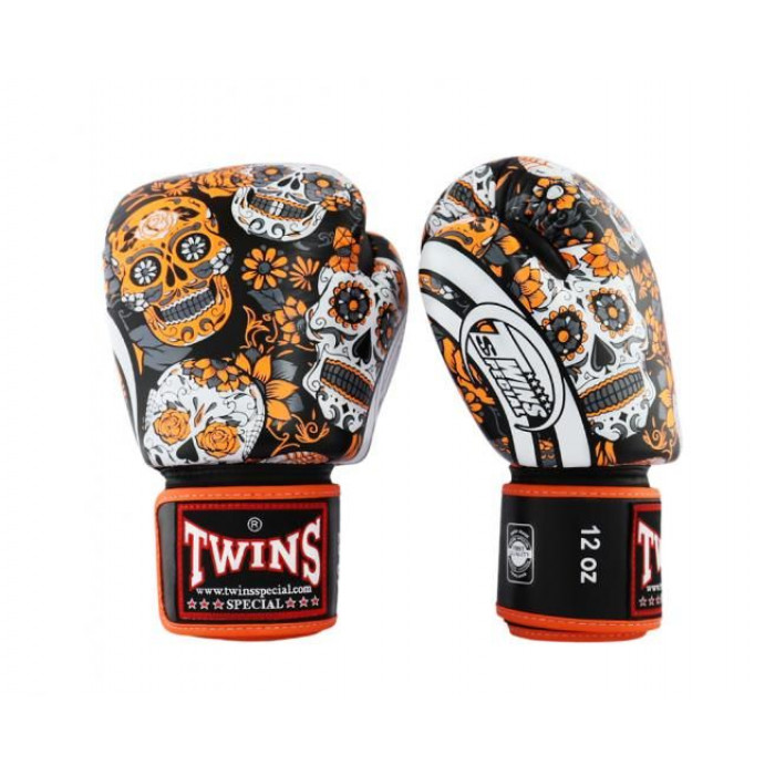 Боксерские перчатки Twins Special FBGV53 orange 12 oz