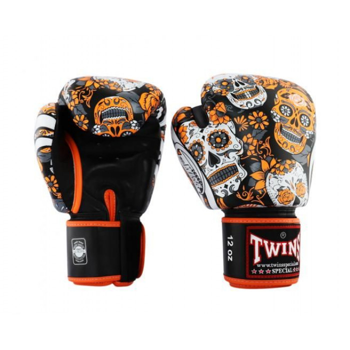 Боксерские перчатки Twins Special FBGV53 orange 12 oz