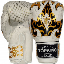 Боксерские перчатки TKB Kanok white 10 oz