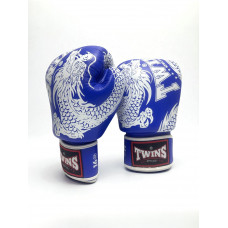 Боксерские перчатки TWINS Special FBGVL3-49 blue-white 10 oz