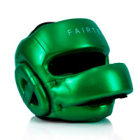 Шлем с бампером Fairtex HG17 green L