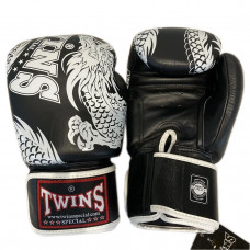 Боксерские перчатки TWINS Special FBGVL3-49 black white 12 oz