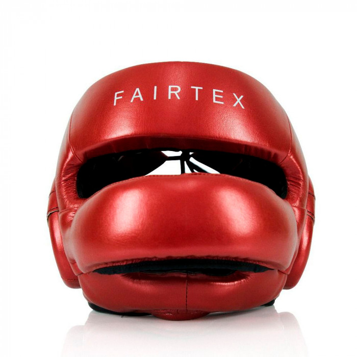 Шлем с бампером Fairtex HG17 red M