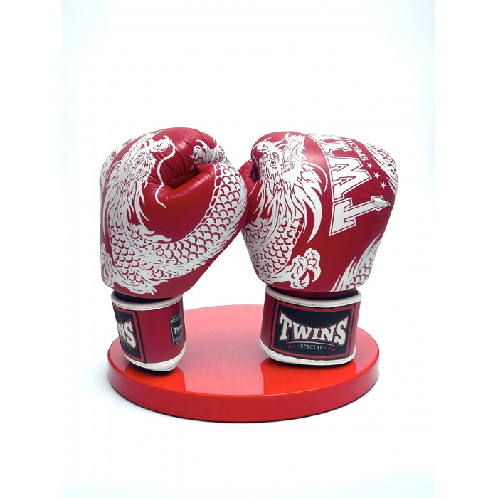 Боксерские перчатки TWINS Special FBGVL3-49 red white 12 oz
