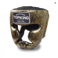 Боксерский шлем Top King TKHGSS-02 black gold M