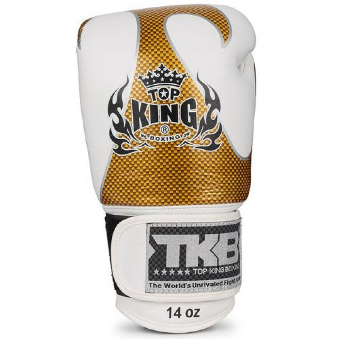 Боксерские перчатки Top King Boxing Empower White Gold 16 oz