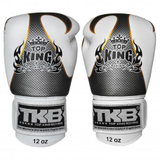 Боксерские перчатки Top King Boxing Empower White Silver 10 oz