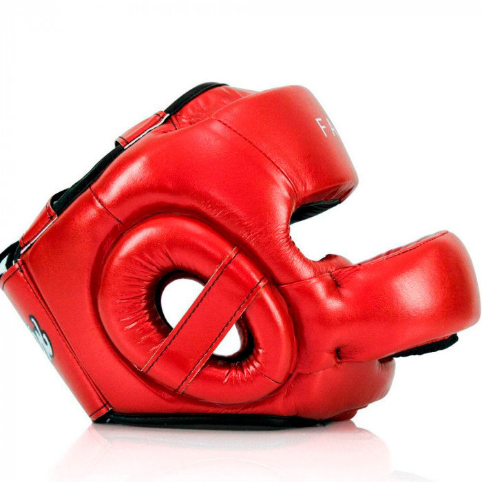Шлем с бампером Fairtex HG17 red XL