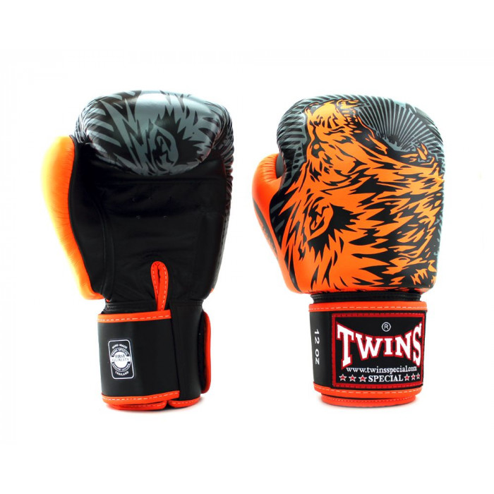 Боксерские перчатки Twins Special FBGVL50 orange 10 oz