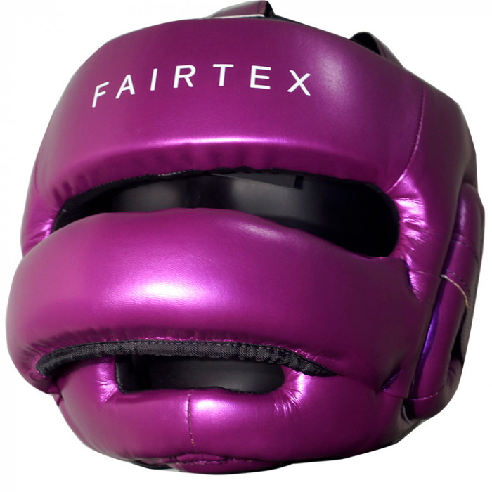 Шлем с бампером Fairtex HG17 violet L