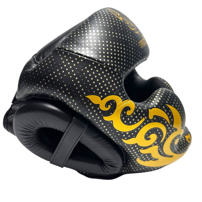 Боксерский шлем Top King Kanok black L