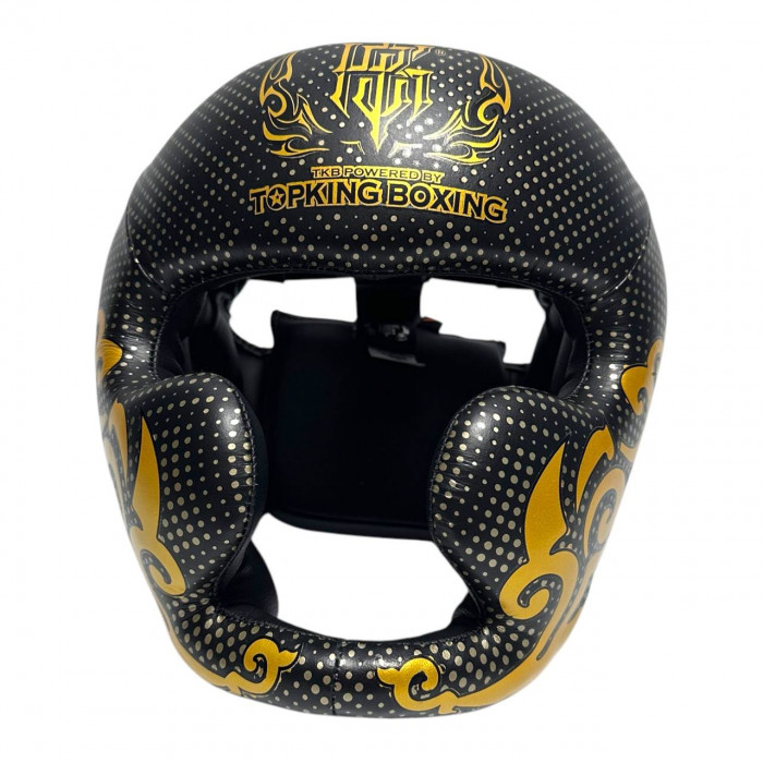 Боксерский шлем Top King Kanok black XL