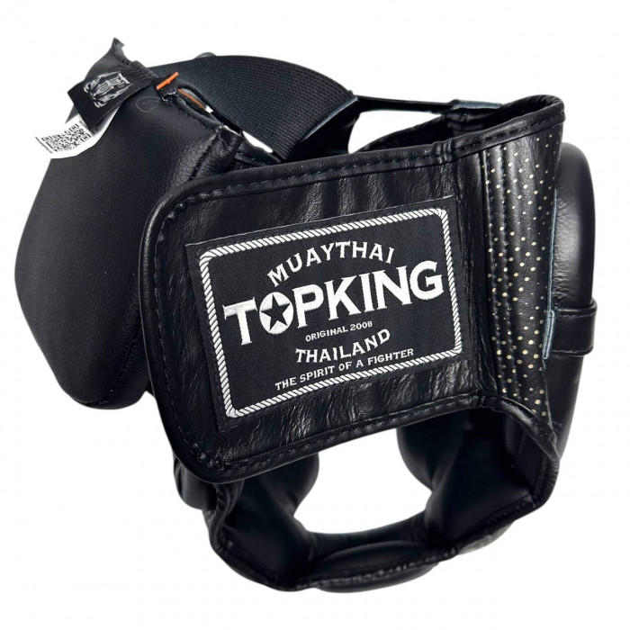 Боксерский шлем Top King Kanok black XL