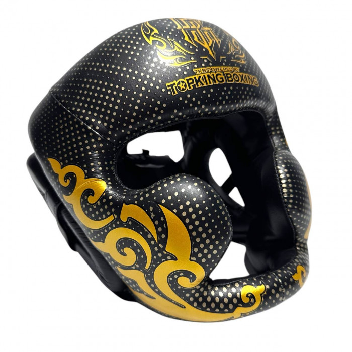 Боксерский шлем Top King Kanok black XL
