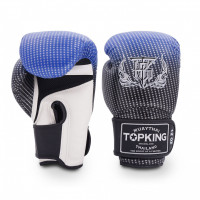 Боксерские перчатки Top King Boxing SUPER AIR STAR blue 10 oz