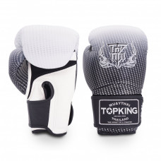 Боксерские перчатки Top King Boxing SUPER AIR STAR silver 16 oz