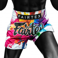 Шорты для бокса Fairtex BS1939 Funcy Soul white - XL