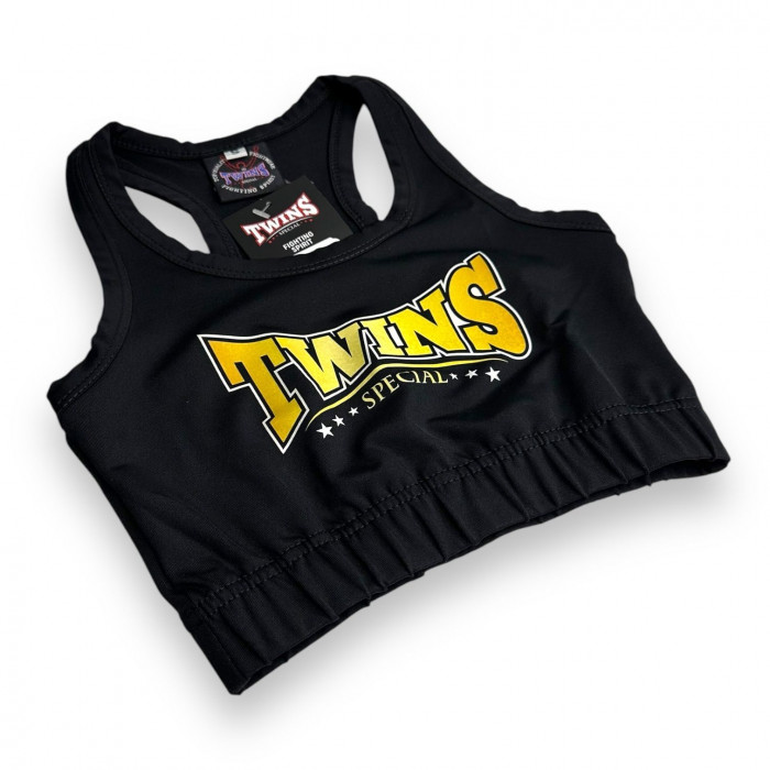 Женский Топ для тайского бокса Twins Special TSB-3 black XL