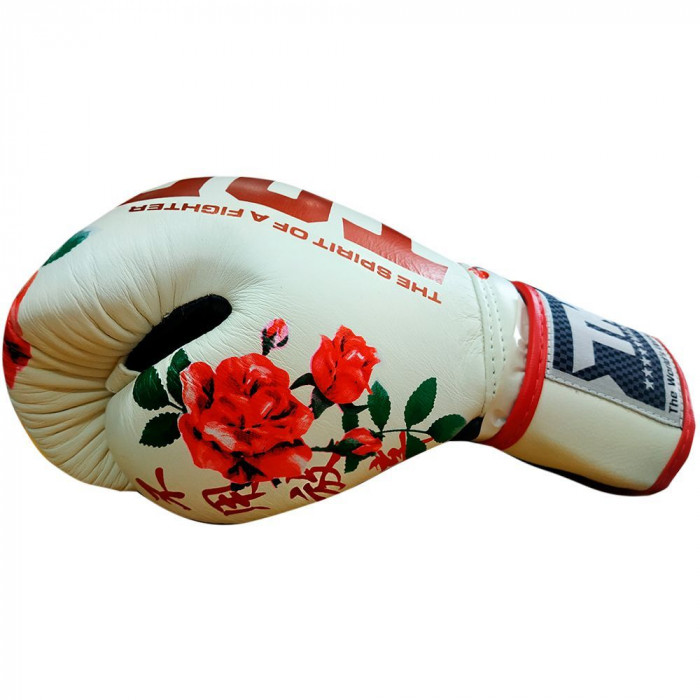 Боксерские перчатки TOP KING Gloves ROSE white 16 oz