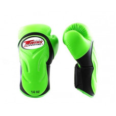 Боксерские перчатки BGVL6 black-green 12 oz
