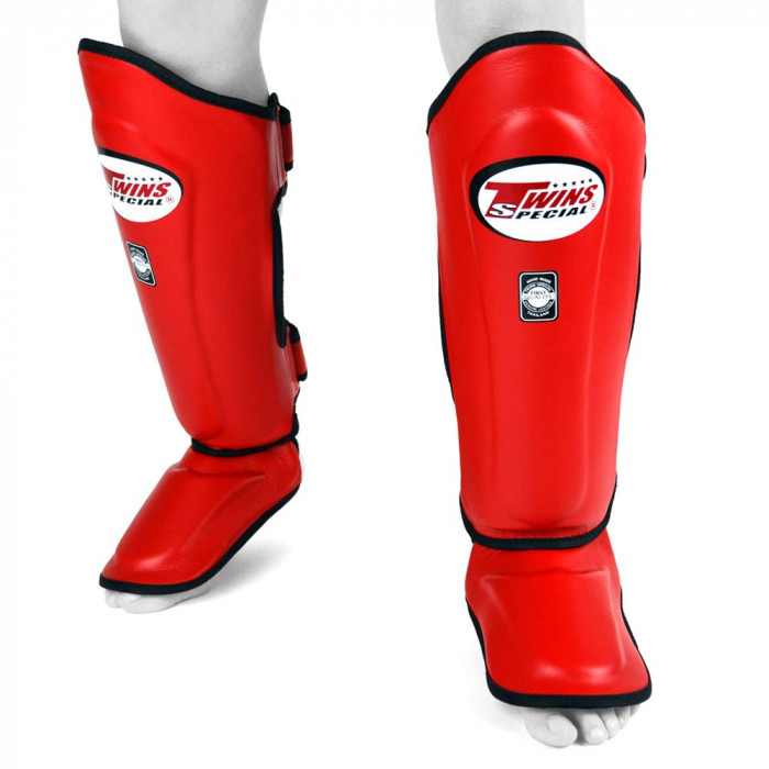 Защита голени Twins SGL10 red XL