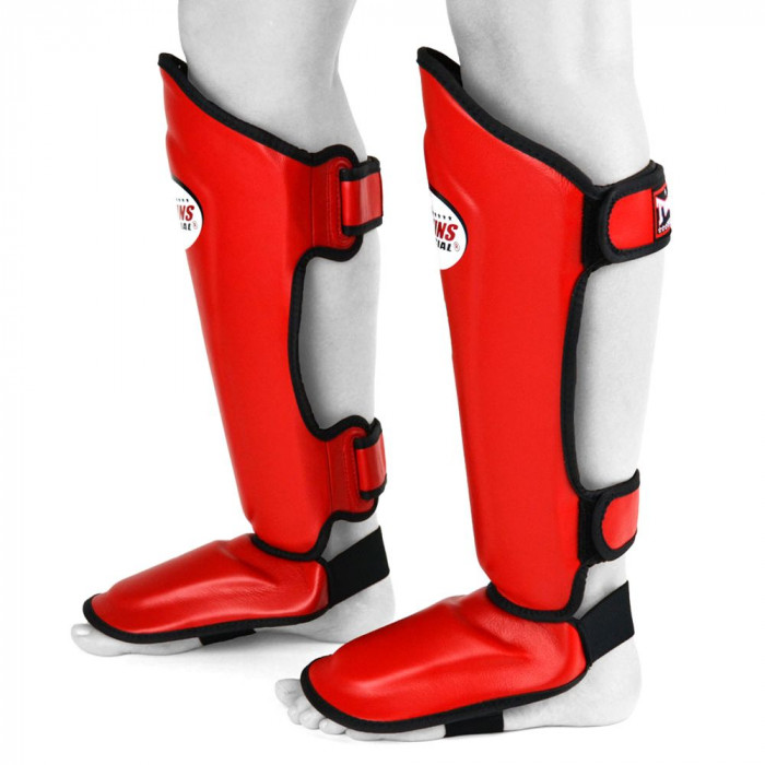 Защита голени Twins SGL10 red XL