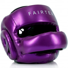 Шлем с бампером Fairtex HG17 violet XL