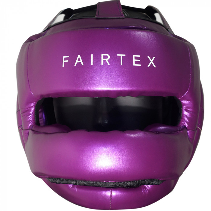Шлем с бампером Fairtex HG17 violet XL