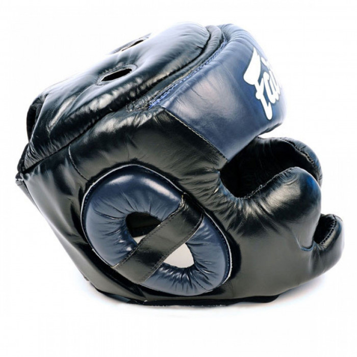 Шлем Fairtex HG13 black blue (Full Head) M