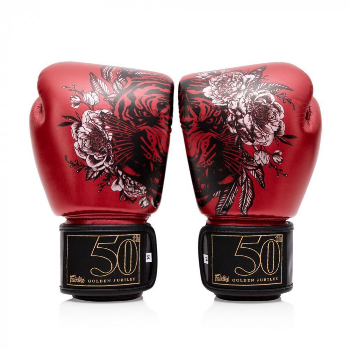 Боксерские премиальные перчатки Fairtex GOLDEN JUBILEE 10 oz