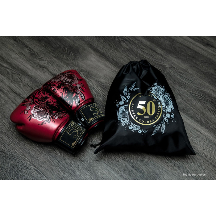Боксерские премиальные перчатки Fairtex GOLDEN JUBILEE 10 oz