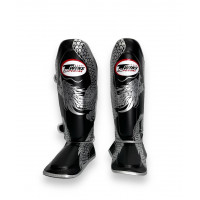 Защита голени Twins Special FSGL10-49 black silver - M