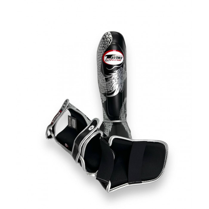 Защита голени Twins Special FSGL10-49 black silver - XL